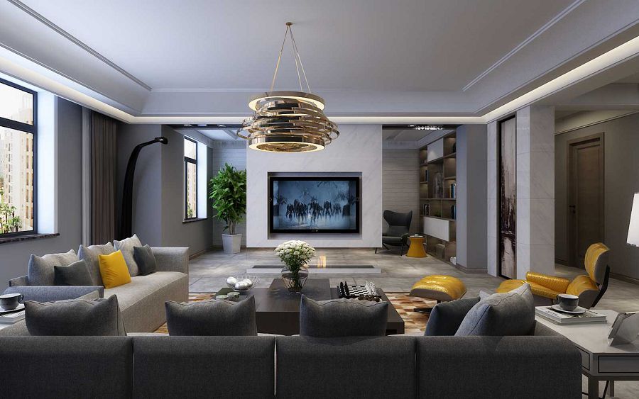 包头装修,包头别墅设计,包头室内装修,包头铂瓷空间设计