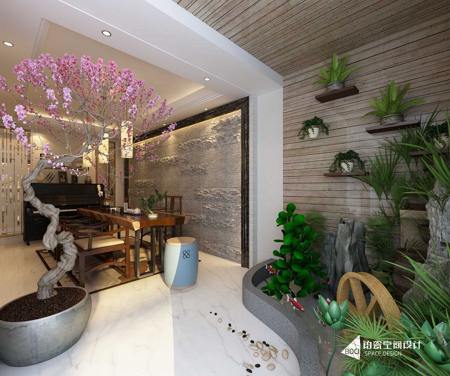 包头装修,包头别墅设计,包头室内装修,包头铂瓷空间设计。