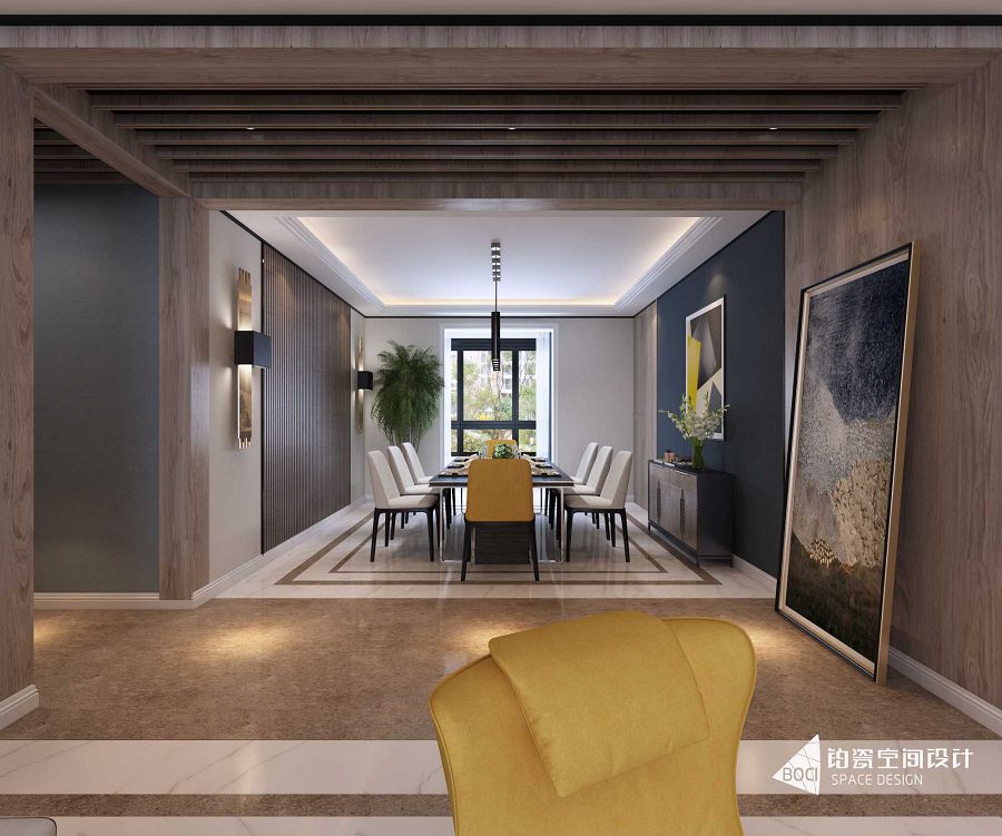 包头装修,包头别墅设计,包头室内装修,包头铂瓷空间设计。