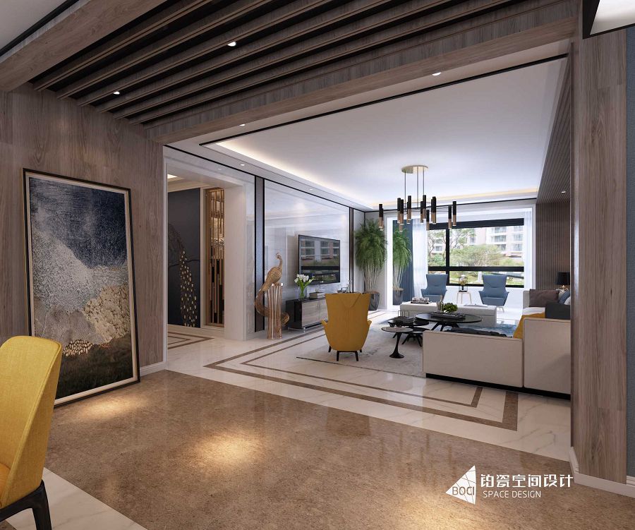 包头装修,包头别墅设计,包头室内装修,包头铂瓷空间设计。