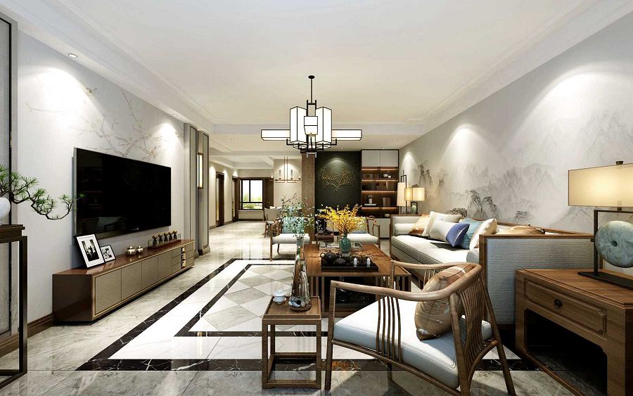 包头装修,包头别墅设计,包头室内装修,包头铂瓷空间设计。