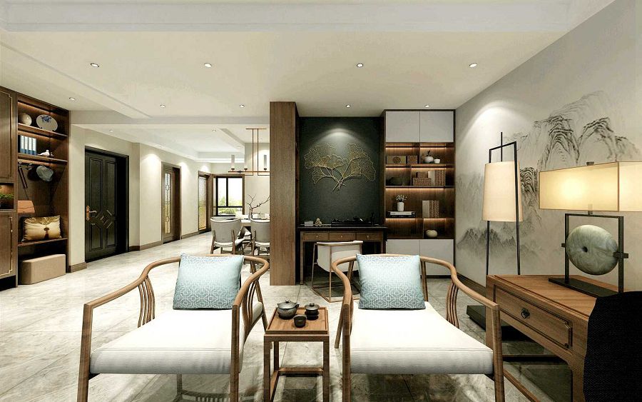 包头装修,包头别墅设计,包头室内装修,包头铂瓷空间设计。