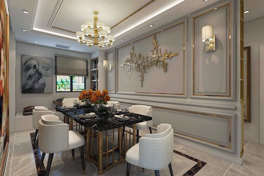 包头装修,包头别墅设计,包头室内装修,包头铂瓷空间设计。