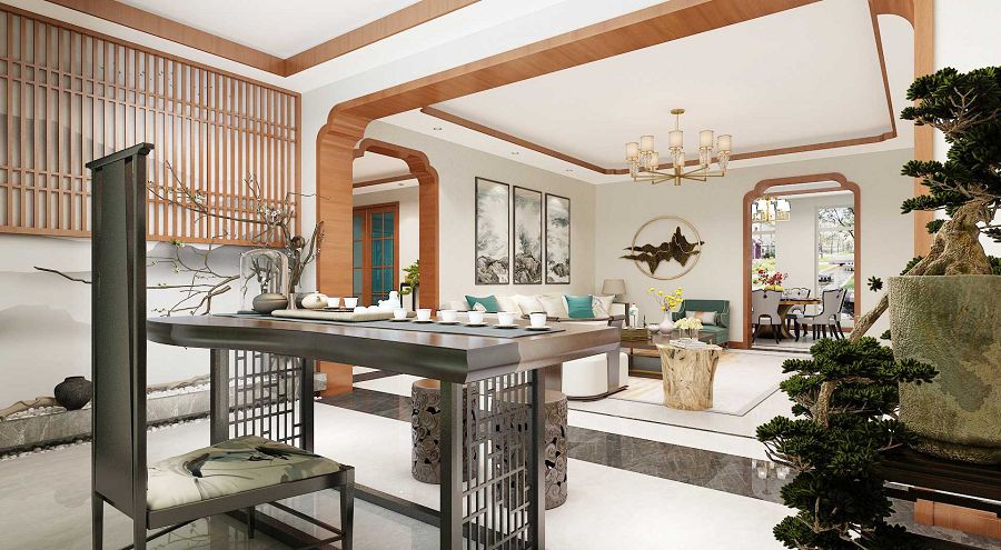 包头装修,包头别墅设计,包头室内装修,包头铂瓷空间设计