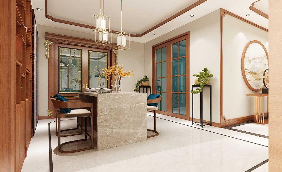 包头装修,包头别墅设计,包头室内装修,包头铂瓷空间设计