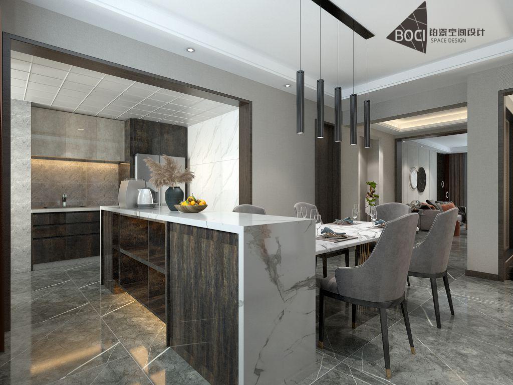 鹿城上院160平米现代轻奢风格