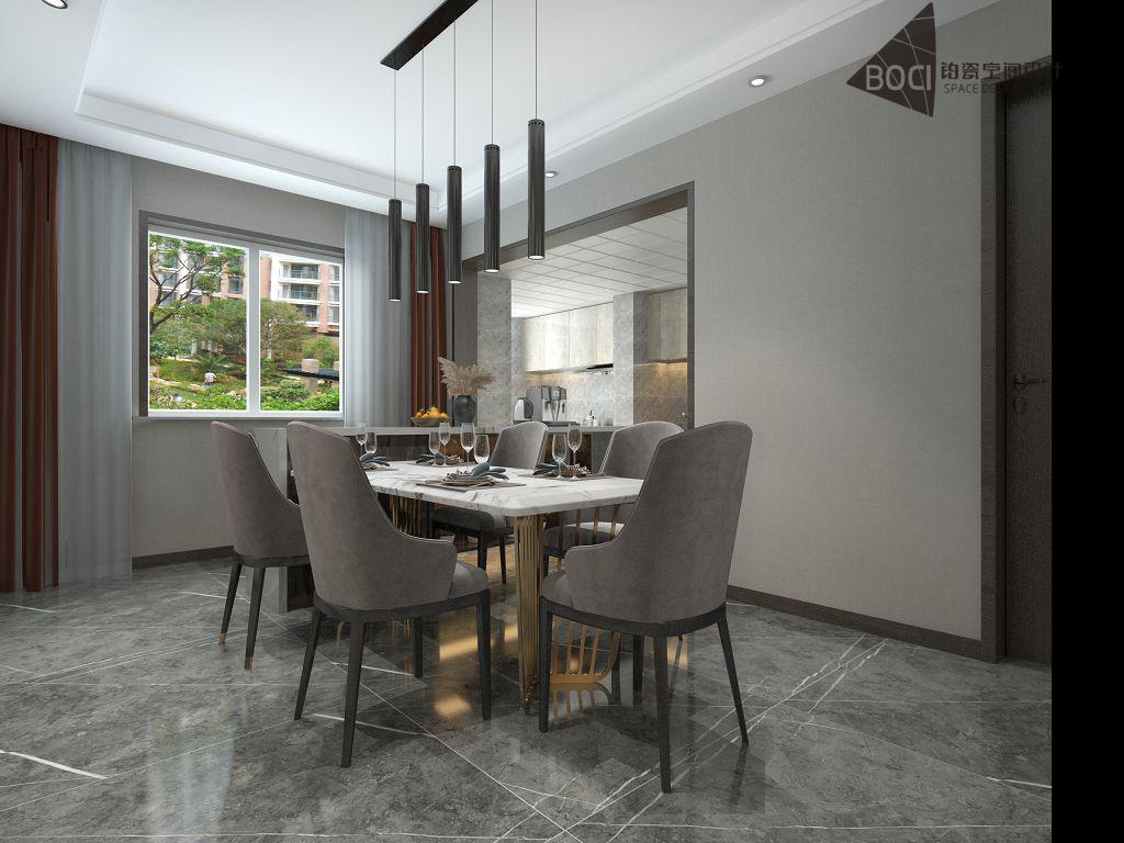 鹿城上院160平米现代轻奢风格