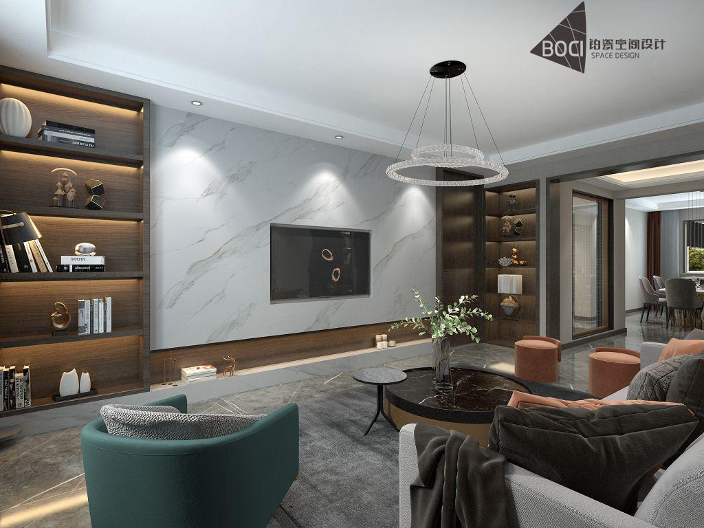 鹿城上院160平米现代轻奢风格