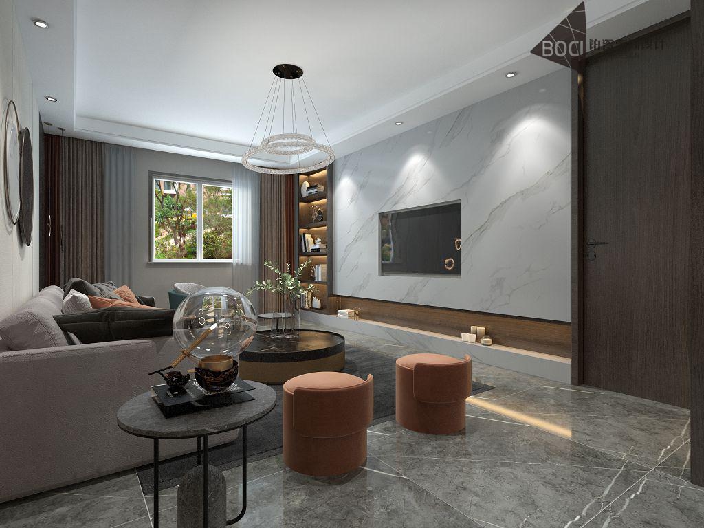 鹿城上院160平米现代轻奢风格