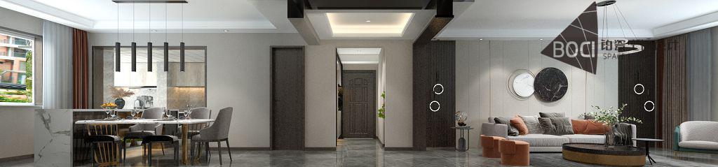 鹿城上院160平米现代轻奢风格