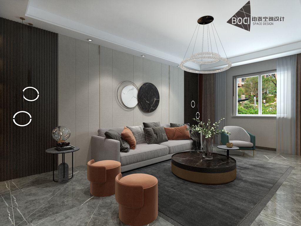 鹿城上院160平米现代轻奢风格