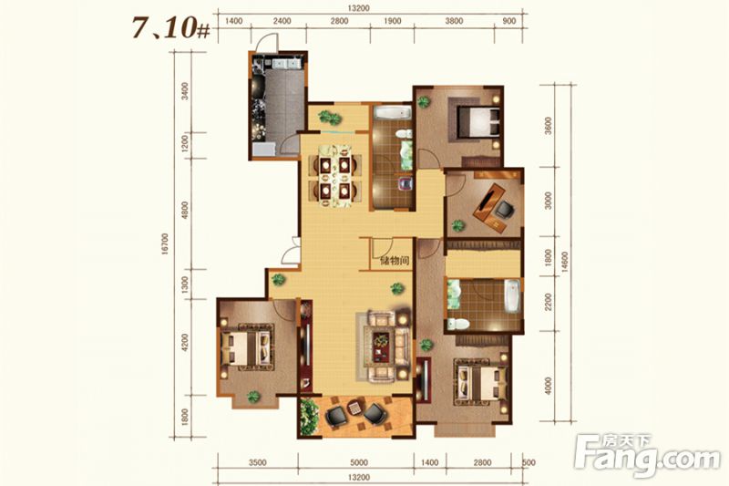 包头装修方案包头大成·逐鹿会206.15㎡