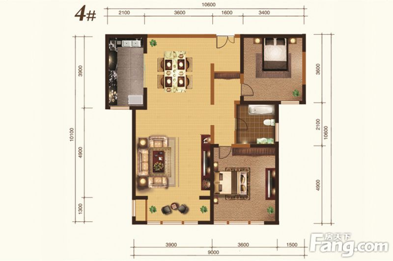 包头装修方案包头大成·逐鹿会115.13㎡