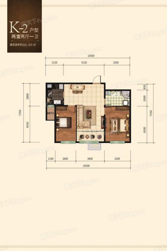 包头装修方案包头万郡大都城四期88㎡