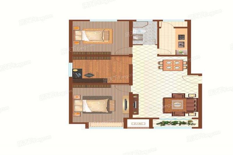 包头装修方案包头昆河壹号116㎡