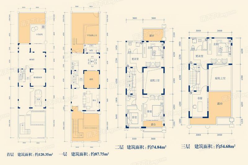 包头装修方案包头黄河龙城·半岛美墅337.62㎡
