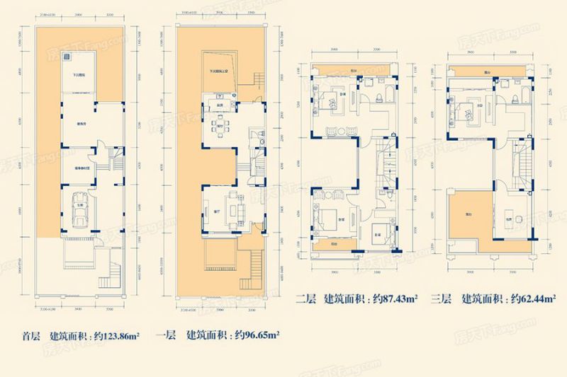 包头装修方案包头黄河龙城·半岛美墅370.38㎡