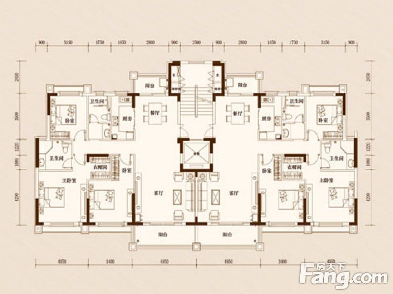 包头装修方案包头锦绣南海城三期141.00㎡