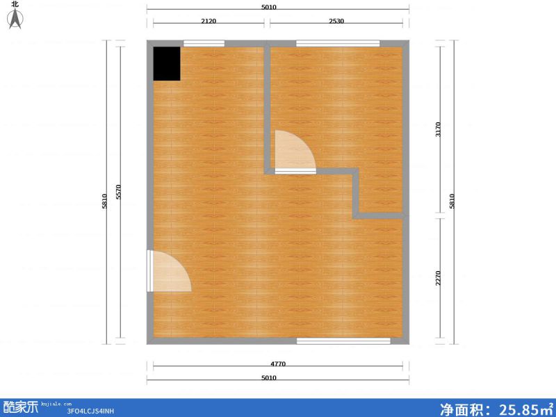 包头装修方案包头保利拉菲32㎡