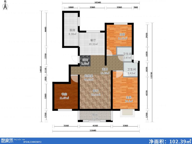 包头装修方案包头天疆骊城144㎡