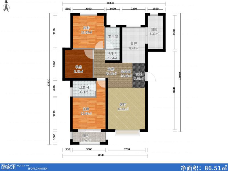 包头装修方案包头天疆骊城123㎡