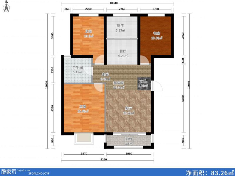 包头装修方案包头天疆骊城117㎡