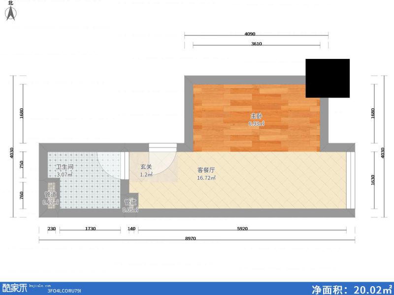 包头装修方案包头万达广场30㎡