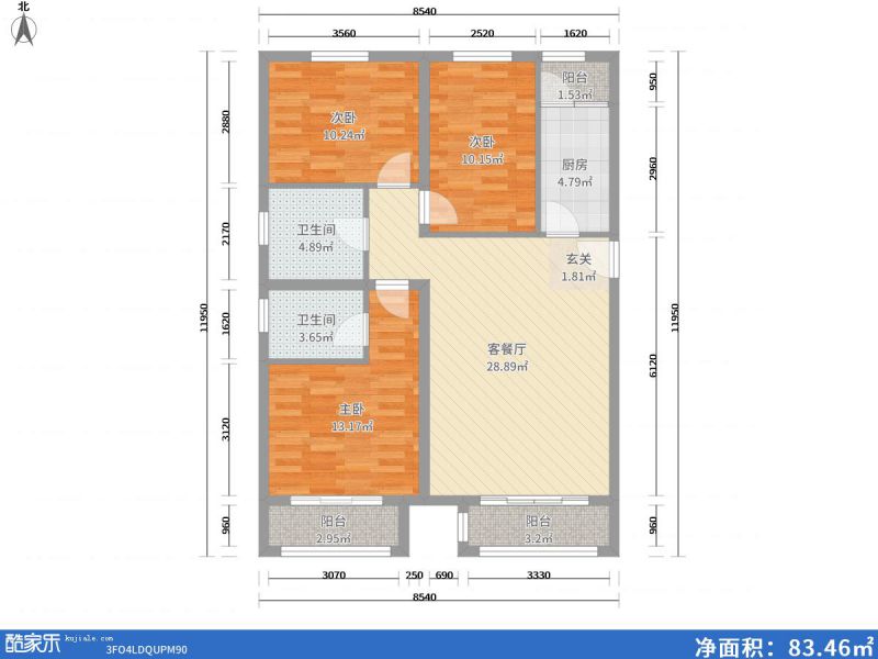 包头装修方案包头东亚香堤丽舍117㎡