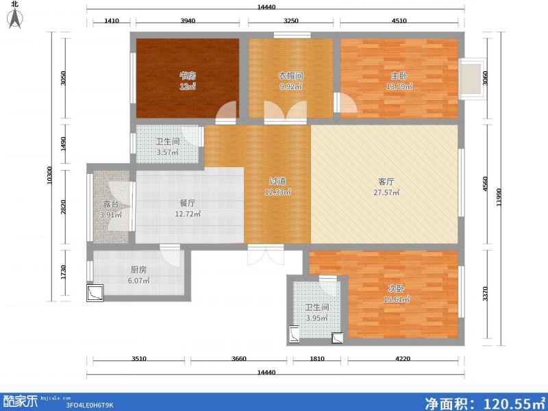 包头装修方案包头鹿港小镇170㎡