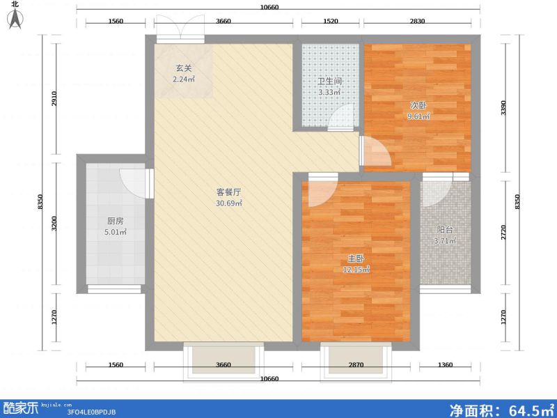 包头装修方案包头鹿港小镇92㎡