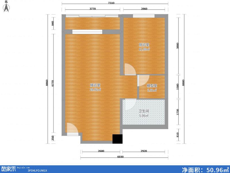 包头装修方案包头美室层双阁楼64㎡