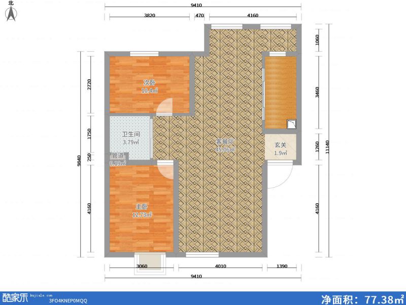 包头装修方案包头阳光尚品104㎡