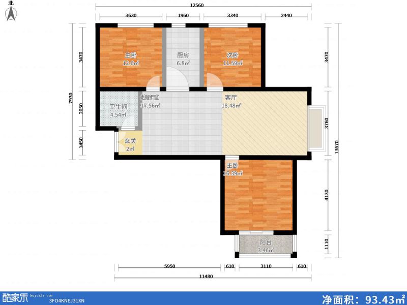 包头装修方案包头阳光尚品・悦132㎡