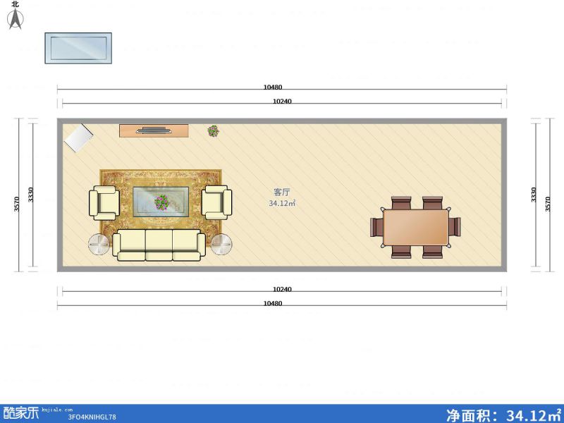包头装修方案包头番茄社区一期45㎡