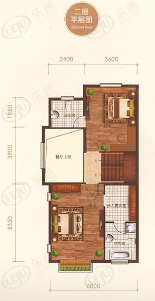 包头装修方案顺鑫望潮苑·别墅三室两厅四卫196.96平方米