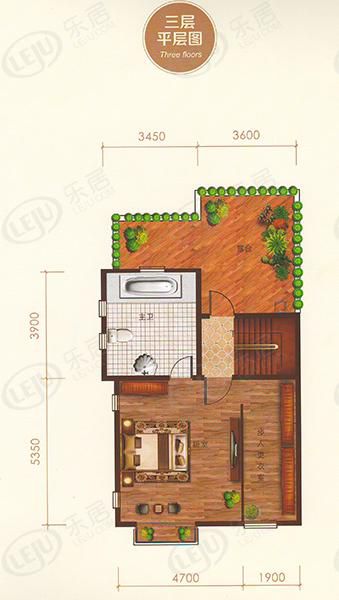 包头装修方案顺鑫望潮苑·别墅四室两厅四卫215.05平方米