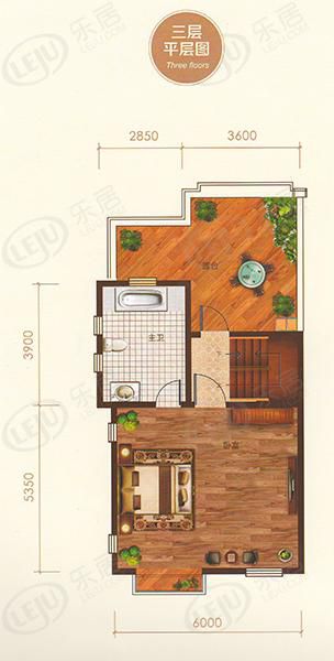包头装修方案顺鑫望潮苑·别墅四室三厅四卫220.56平方米